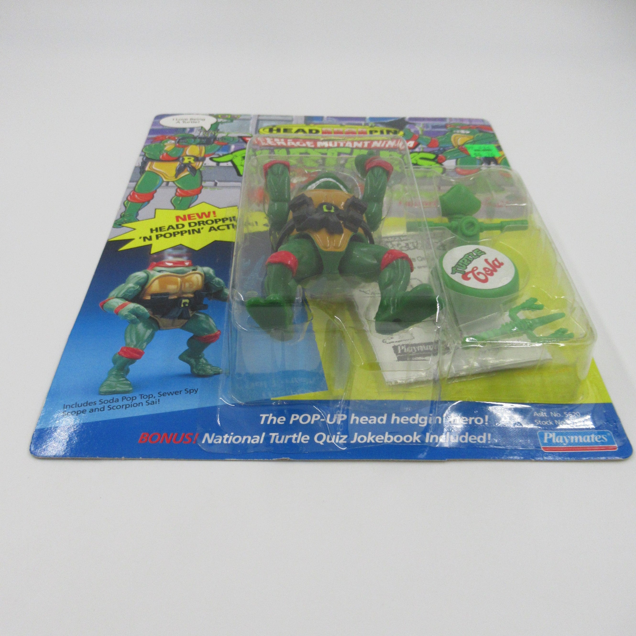 Teenage Mutant Ninja Turtles Headdroppin' TMNTs Set of 4 - Playmates (1991)